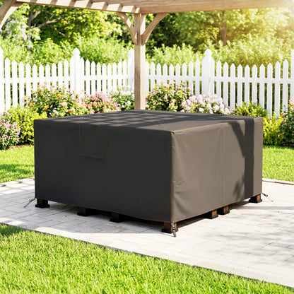 Waterproof Heavy Duty Patio Furniture Cover, 55.1" x 55.1" x 28.1", Black Patio Furniture Covers at Gallery Canada