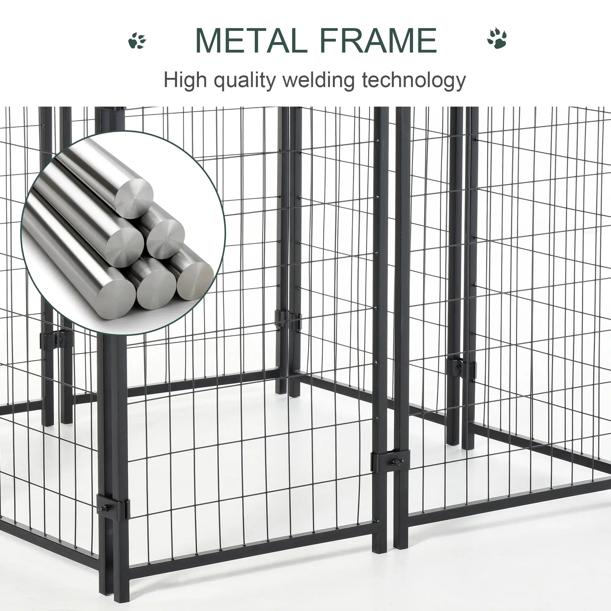 Outdoor Dog Kennel, Waterproof UV-Resistant Cover, 4 x 4 x 4.5 ft Houses, Kennels & Pens at Gallery Canada