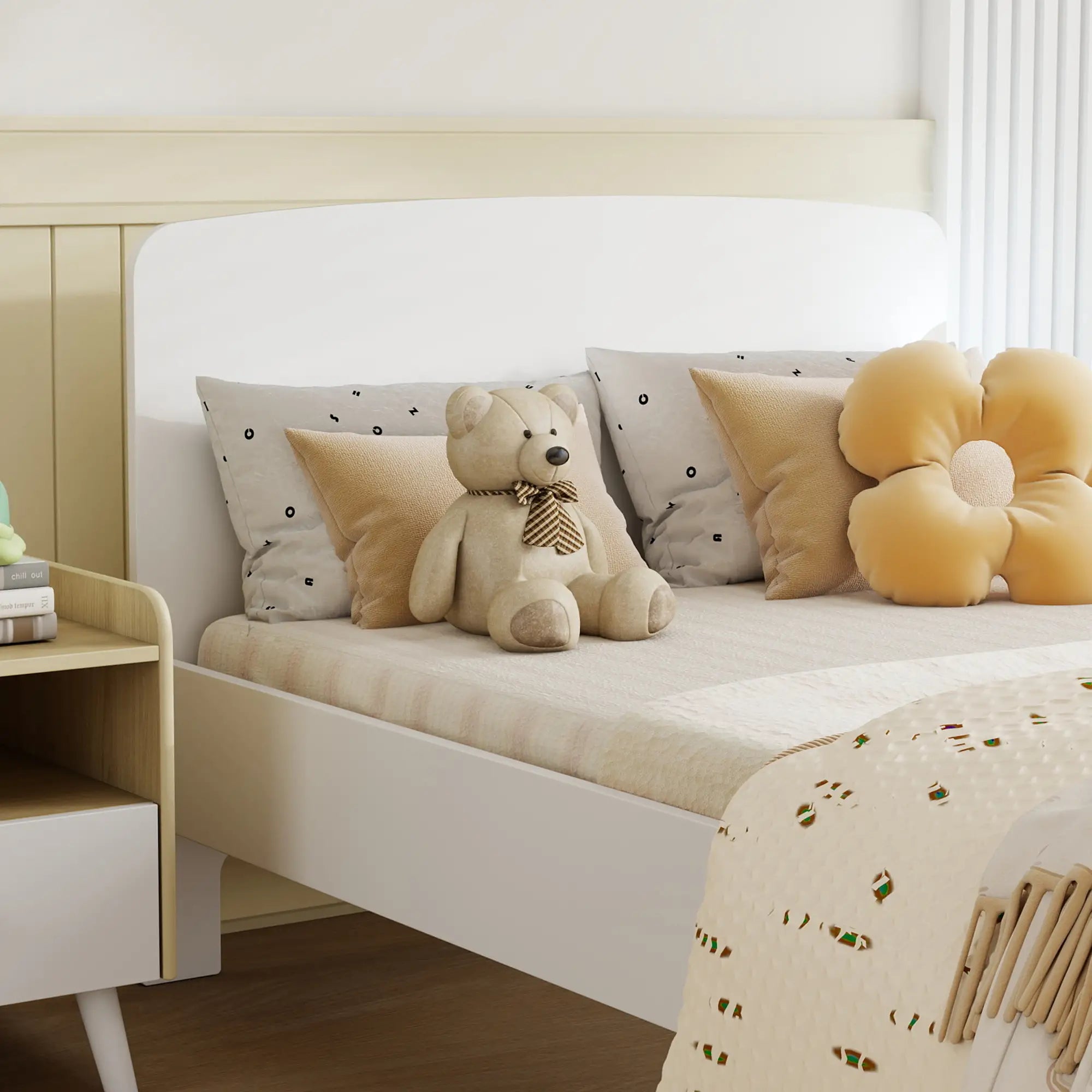 Toddler Bed Frame, 3-12 Years, White Kids Bedroom Furniture at Gallery Canada