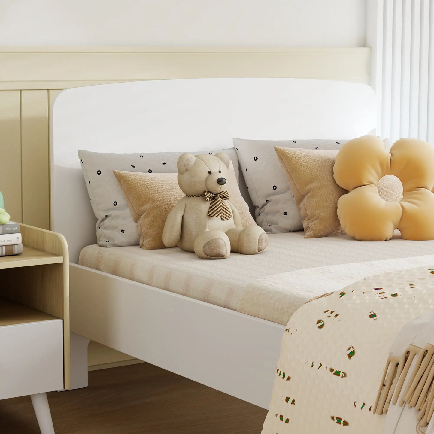 Toddler Bed Frame, 3-12 Years, White Kids Bedroom Furniture at Gallery Canada