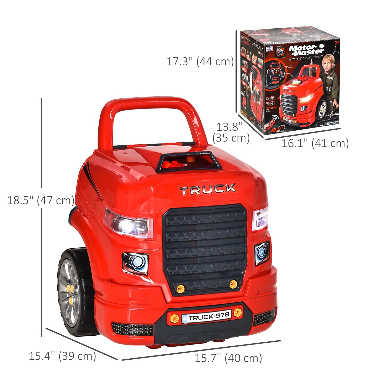 Smart Truck Engine Toy Set, Mini Car Service Station, Kids Tool Set, 3-5 Years Workbench Toy Sets at Gallery Canada