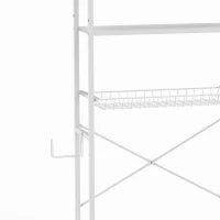 3-Tier Over-the-Toilet Storage Shelf, Adjustable Shelves, White