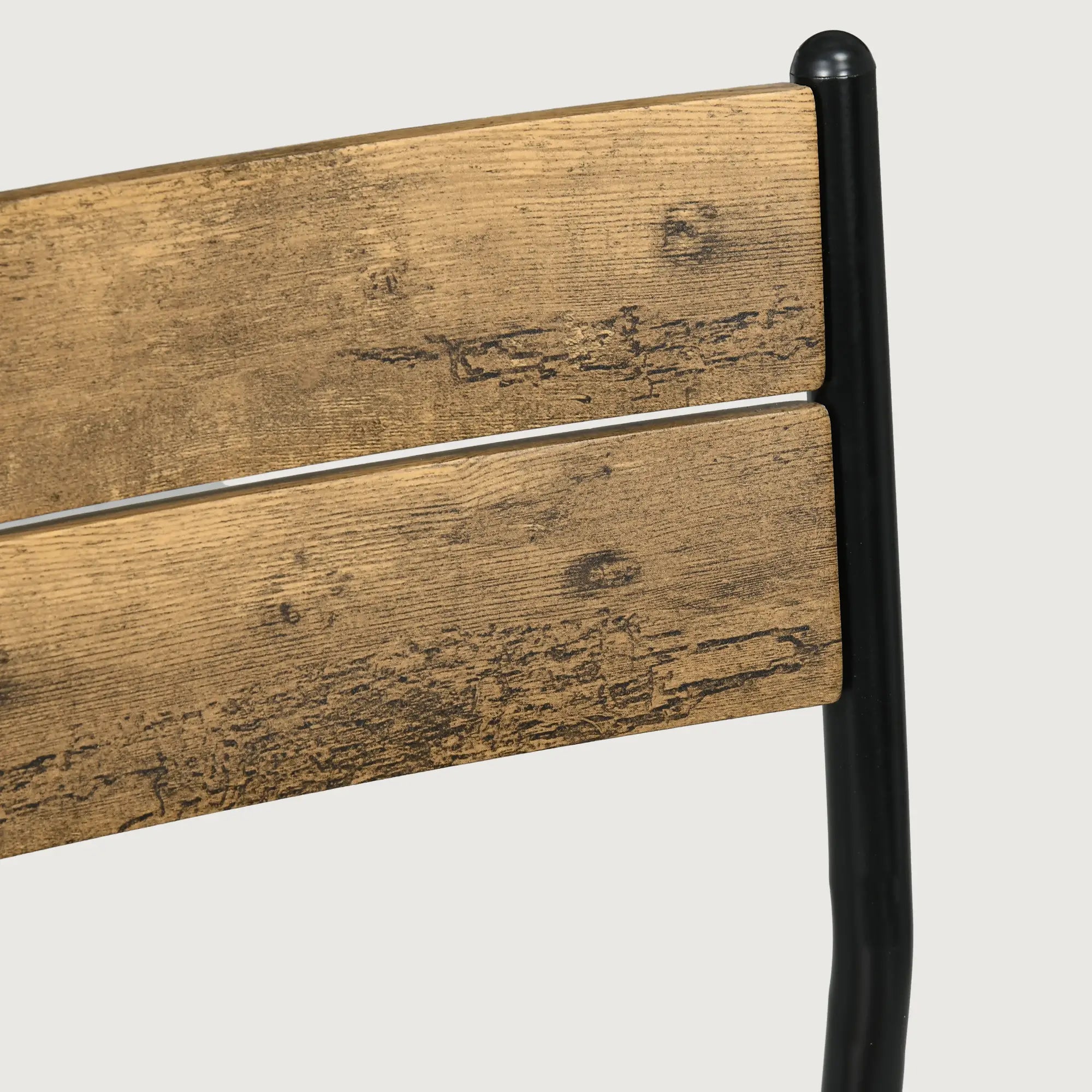 Dining Table Set for 2, 3 Piece Kitchen Table and Chairs, Rustic Brown, Brown Dining Table Sets at Gallery Canada