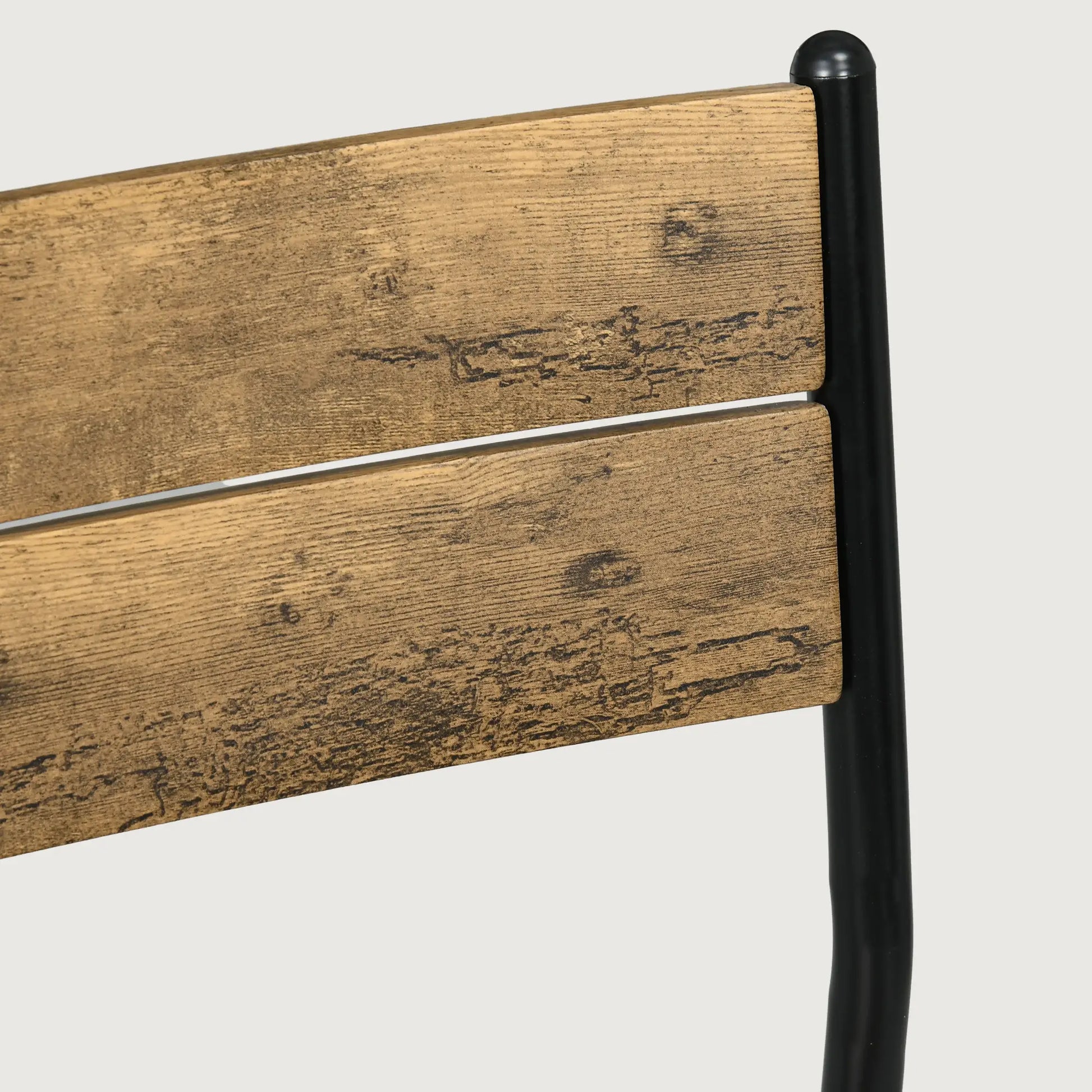 Dining Table Set for 2, 3 Piece Kitchen Table and Chairs, Rustic Brown, Brown Dining Table Sets at Gallery Canada