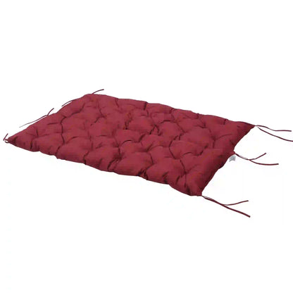 3 Seater Outdoor Swing Cushions, Backrest, Patio Furniture, Wine Red Patio Chair Cushions at Gallery Canada