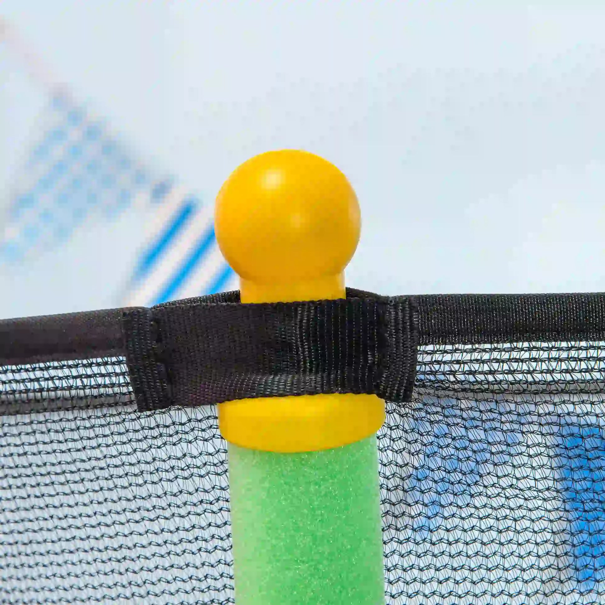 64" Kids Trampoline, Indoor Outdoor, Enclosure Net, Green Trampolines at Gallery Canada