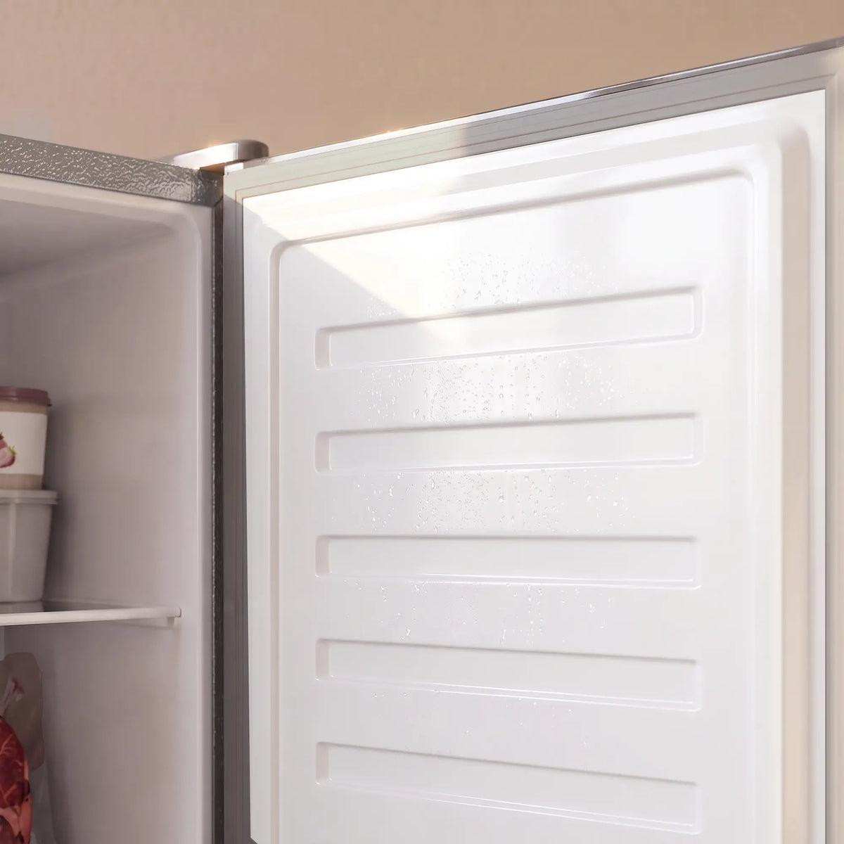 Compact Upright Freezer, 2.1 Cubic Feet, Reversible Door, Grey