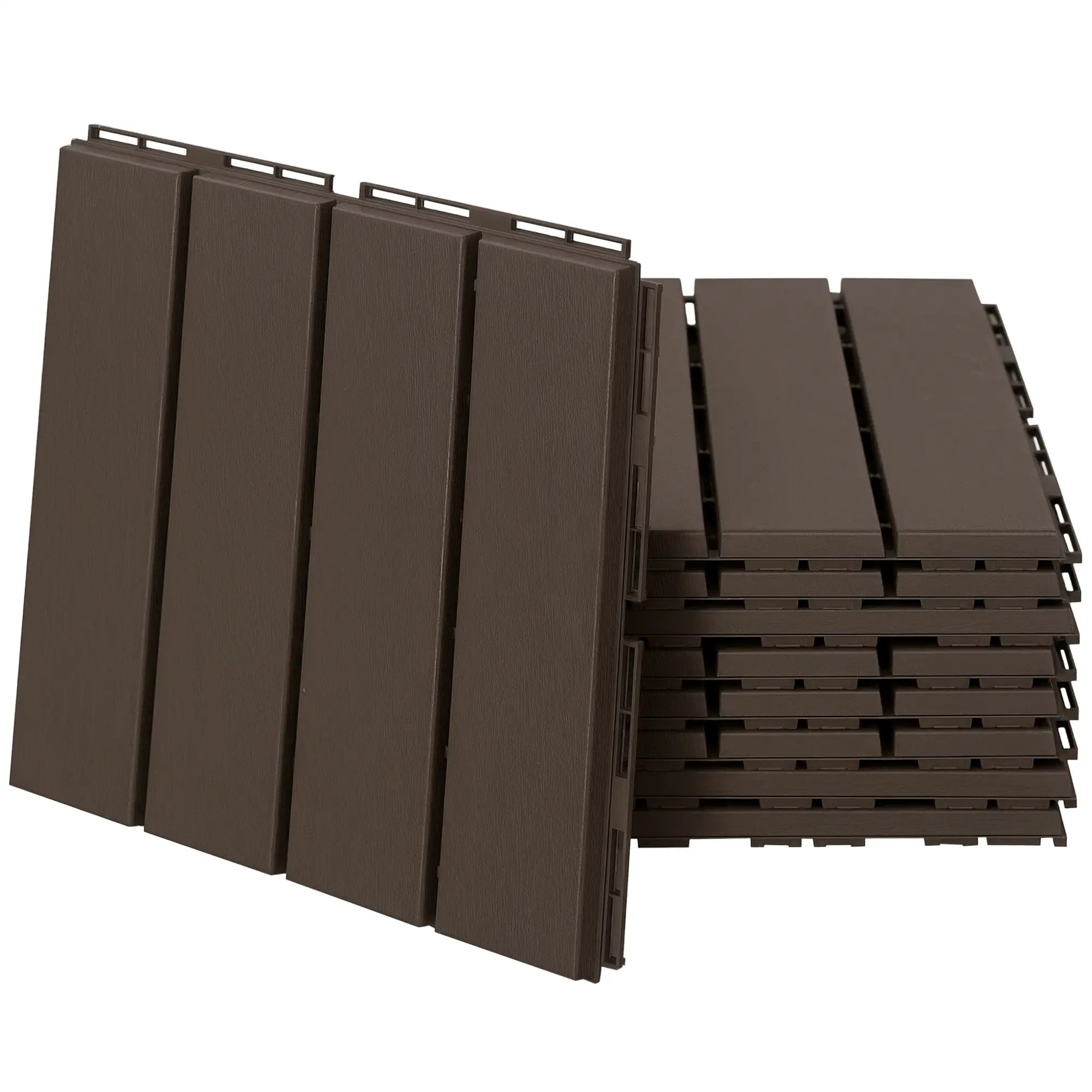 9 Pcs PP Interlocking Deck Tile, 12