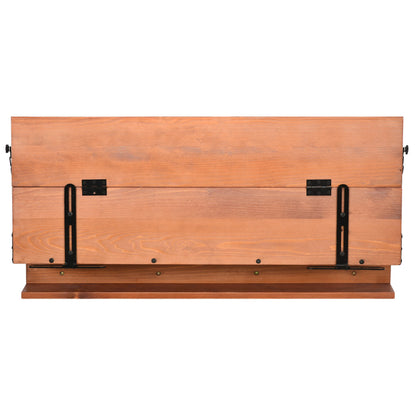 Folding Balcony Table, Spruce Foldable Desk, 39.4 Inch, Orange Balcony Table Hanging at Gallery Canada