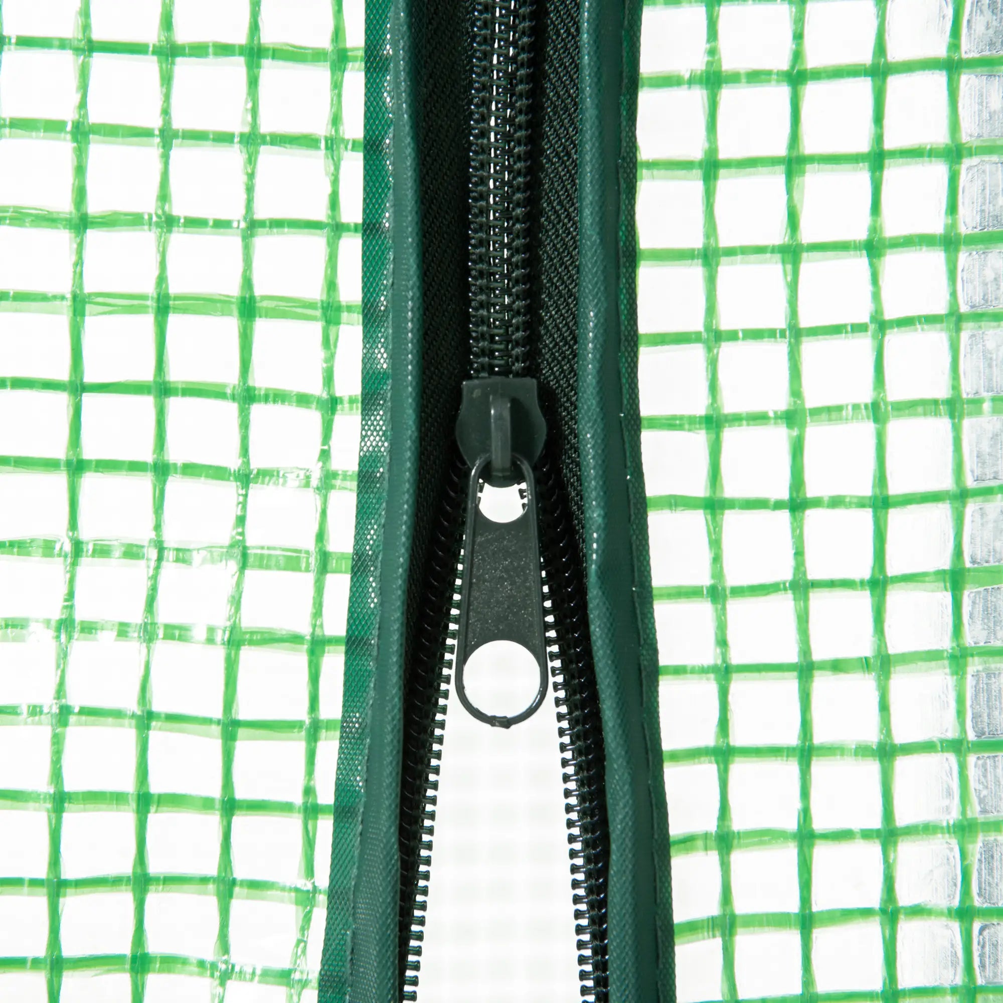 Portable Mini Greenhouse, Zippered Door, PE Cover, 31.5