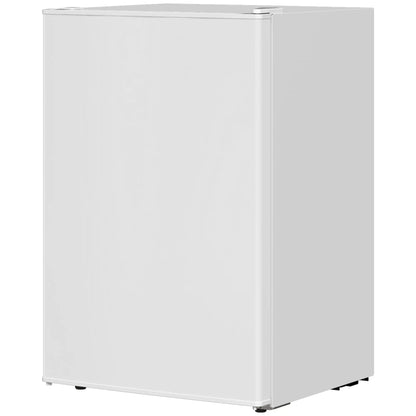 2.5 Cu.Ft Mini Fridge, Single Door Compact Refrigerator with Freezer, Adjustable Thermostat, Reversible Door, White Small Kitchen Appliances White at Gallery Canada