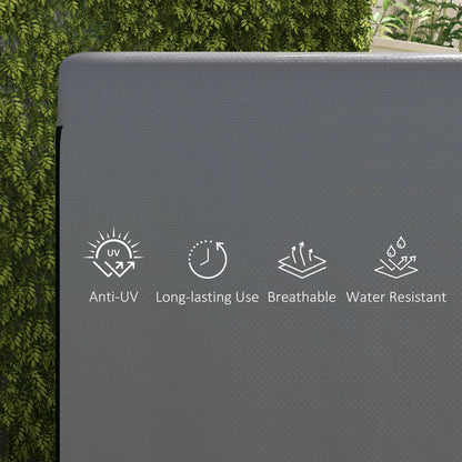 3-Seater Patio Swing Cover, Waterproof, 85" x 61" x 59", Dark Grey Patio Furniture Covers at Gallery Canada