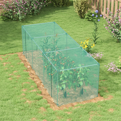 Galvanized Steel Crop Cage, Plant Protection Tent, 12' x 4', Green Walk In Greenhouses at Gallery Canada