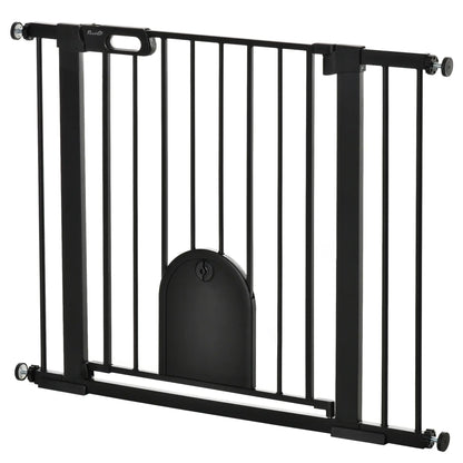 30"-41" Extra Wide Pet Gate, Small Door, 30"H, Black Houses, Kennels & Pens at Gallery Canada