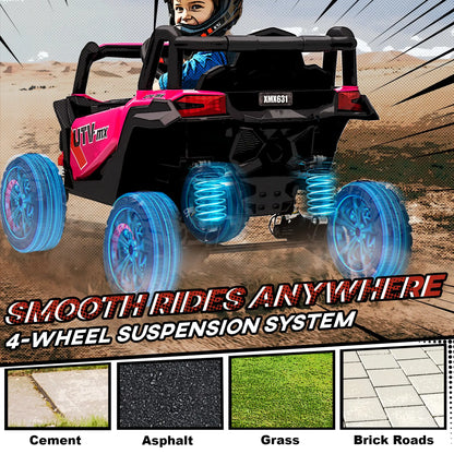 12V Kids Ride On Car, Remote Control, Battery Powered, Pink Electric Toy Cars at Gallery Canada