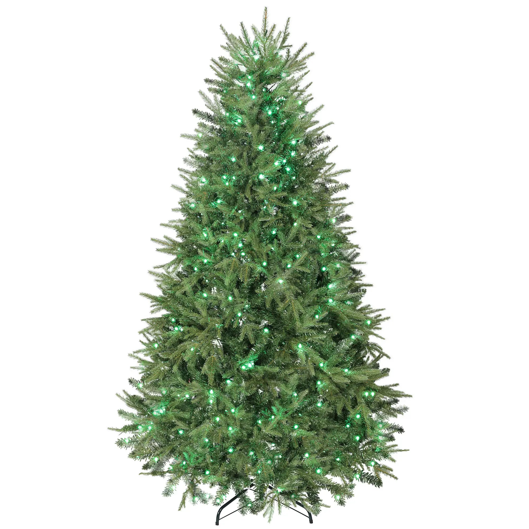 6.5ft Christmas Tree, Synchronized LEDs, DIY, Frasier Fir, Remote, Timer Artificial Christmas Trees Green at Gallery Canada