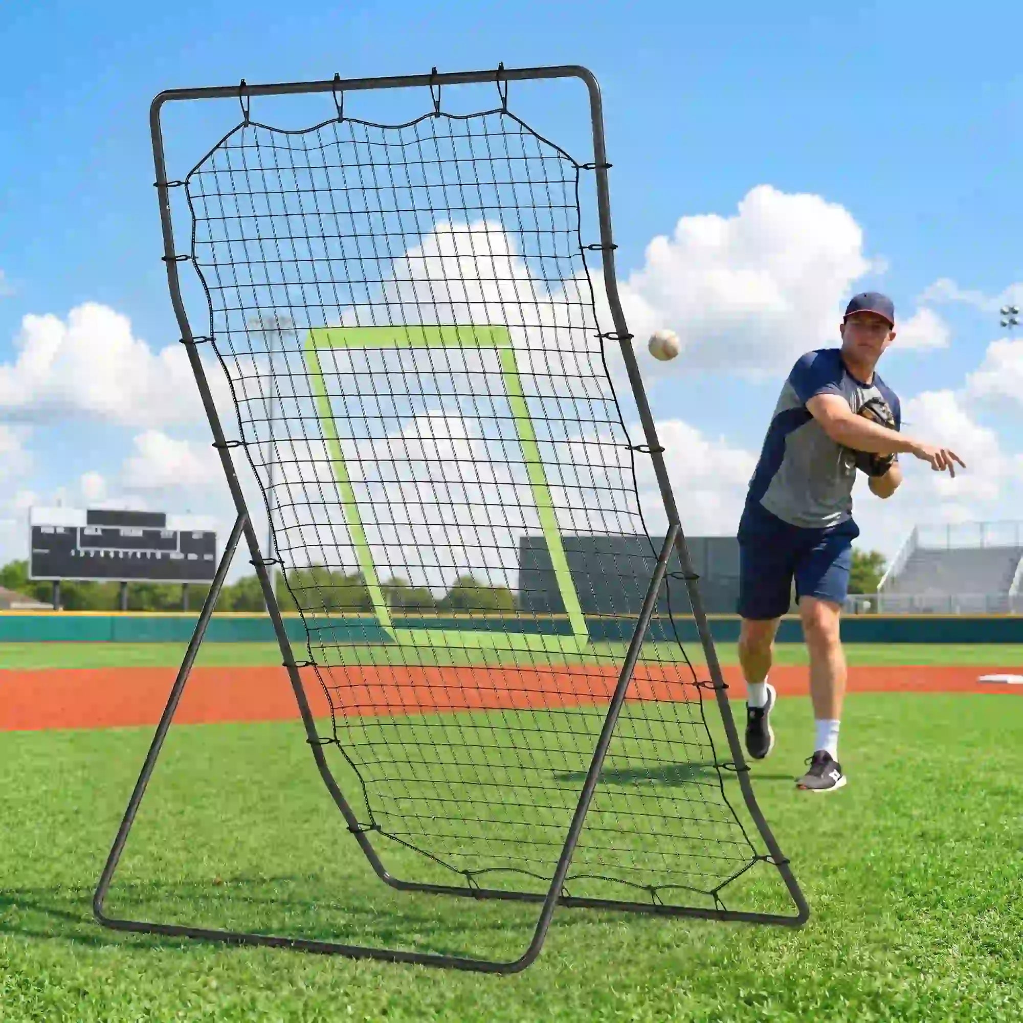 4x5.7ft Volleyball Rebounder Net, Baseball Lacrosse Training Net Baseball at Gallery Canada