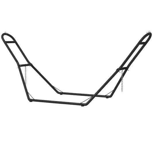 Steel Hammock Stand, Adjustable Height, 109.4", Black Hammock Stands Black at Gallery Canada