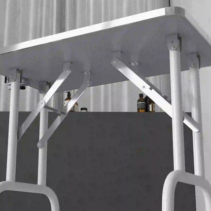 Foldable Pet Grooming Table, Adjustable Arm, Non-Slip Surface, Pink Dog Grooming Tables at Gallery Canada