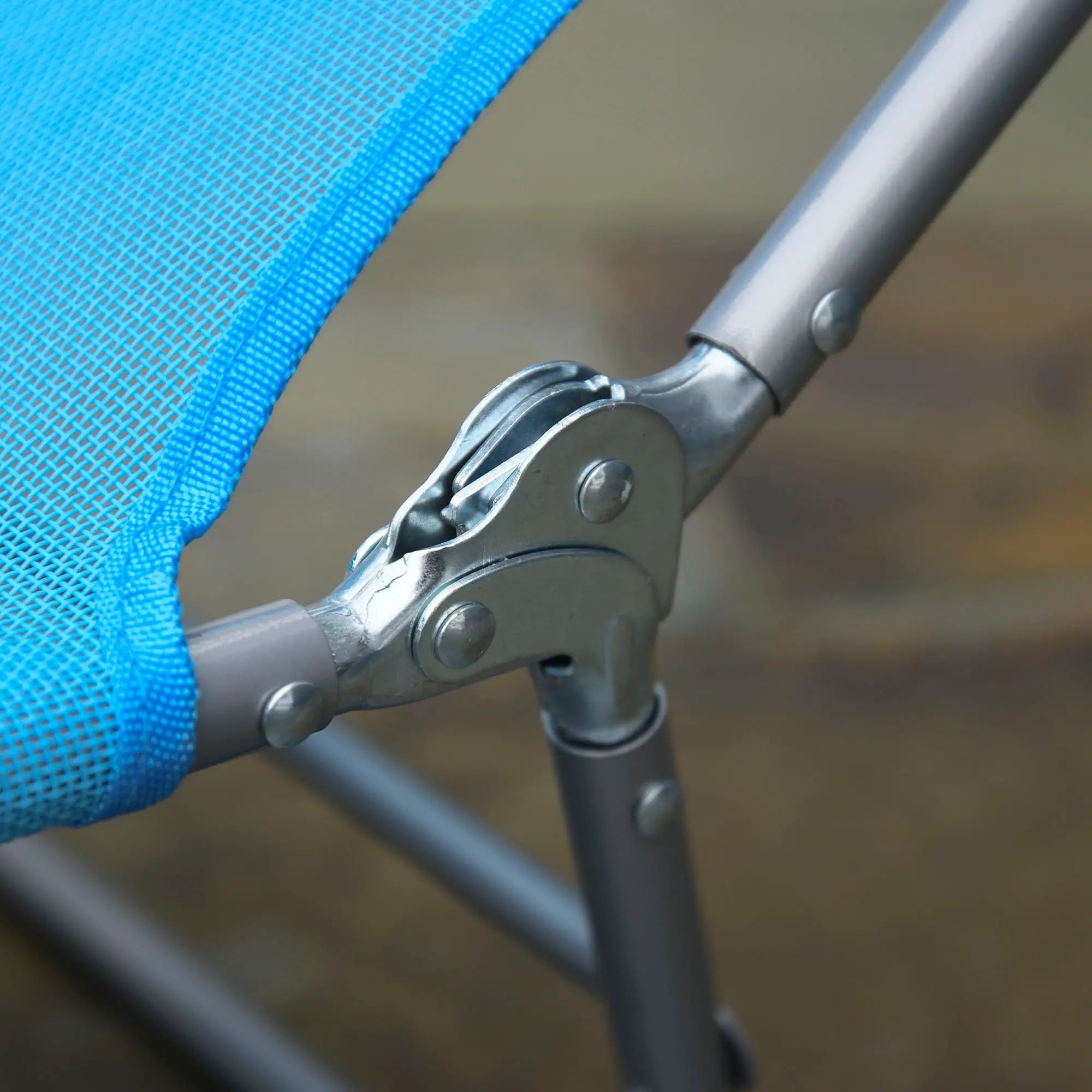 Portable Adjustable Reclining Lounge Chair, Folding Chaise, Blue Lounger Chairs at Gallery Canada