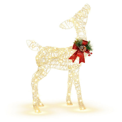 Lighted Christmas Reindeer Decorations, 50 LED Lights, Outdoor Yard Christmas Decor & Accessories at Gallery Canada