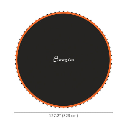 Trampoline Mat Replacement, 12ft, 5.5" Springs, 72 V-Hooks, Orange Trampolines at Gallery Canada