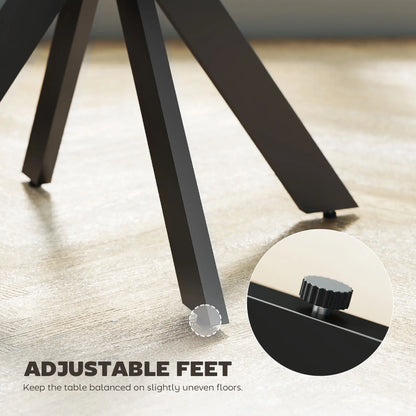 29" Round Dining Table, Steel Legs, Black Bar Tables & Dining Tables at Gallery Canada