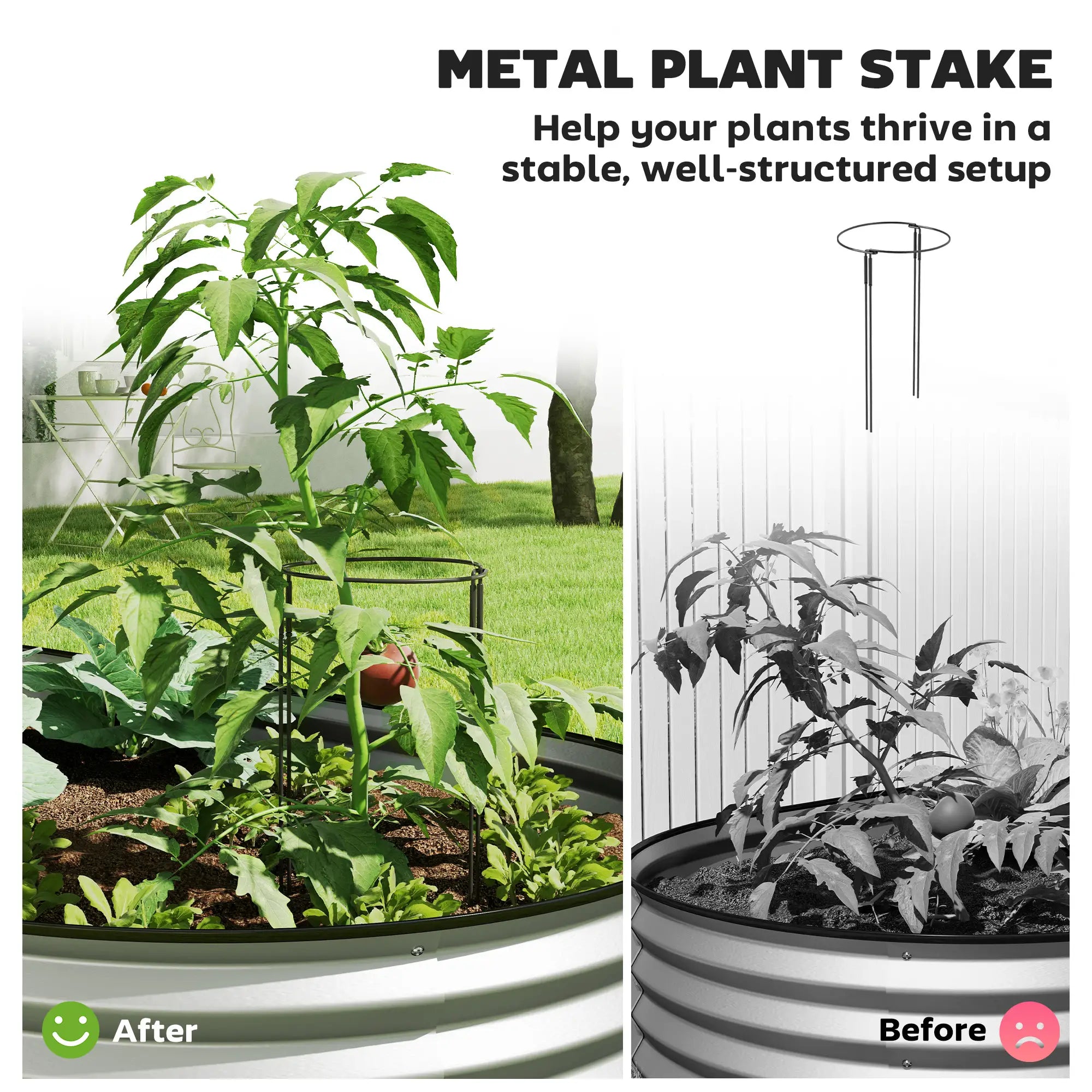 5' x 3' x 1' Outdoor Planter Box, Galvanized Raised Garden Bed, Silver Raised Garden Beds at Gallery Canada