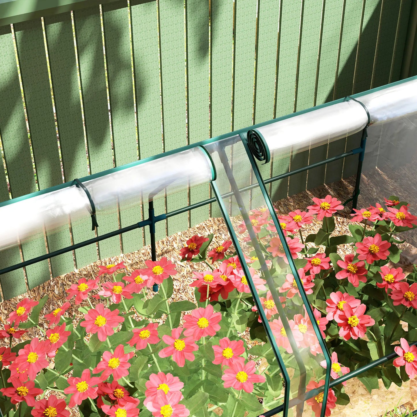 Portable Mini Greenhouse Tunnel, Zippered Roll-up Doors, Clear Greenhouses at Gallery Canada