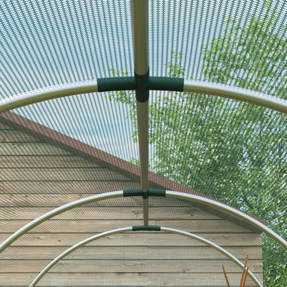 Galvanized Steel Crop Cage, Plant Protection Tent, 4' x 12', Green Walk In Greenhouses at Gallery Canada