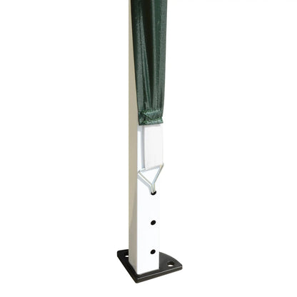 10 x 10ft Folding Pop Up Tent, Outdoor Gazebo Canopy, Dark Green Pop Up Canopies at Gallery Canada