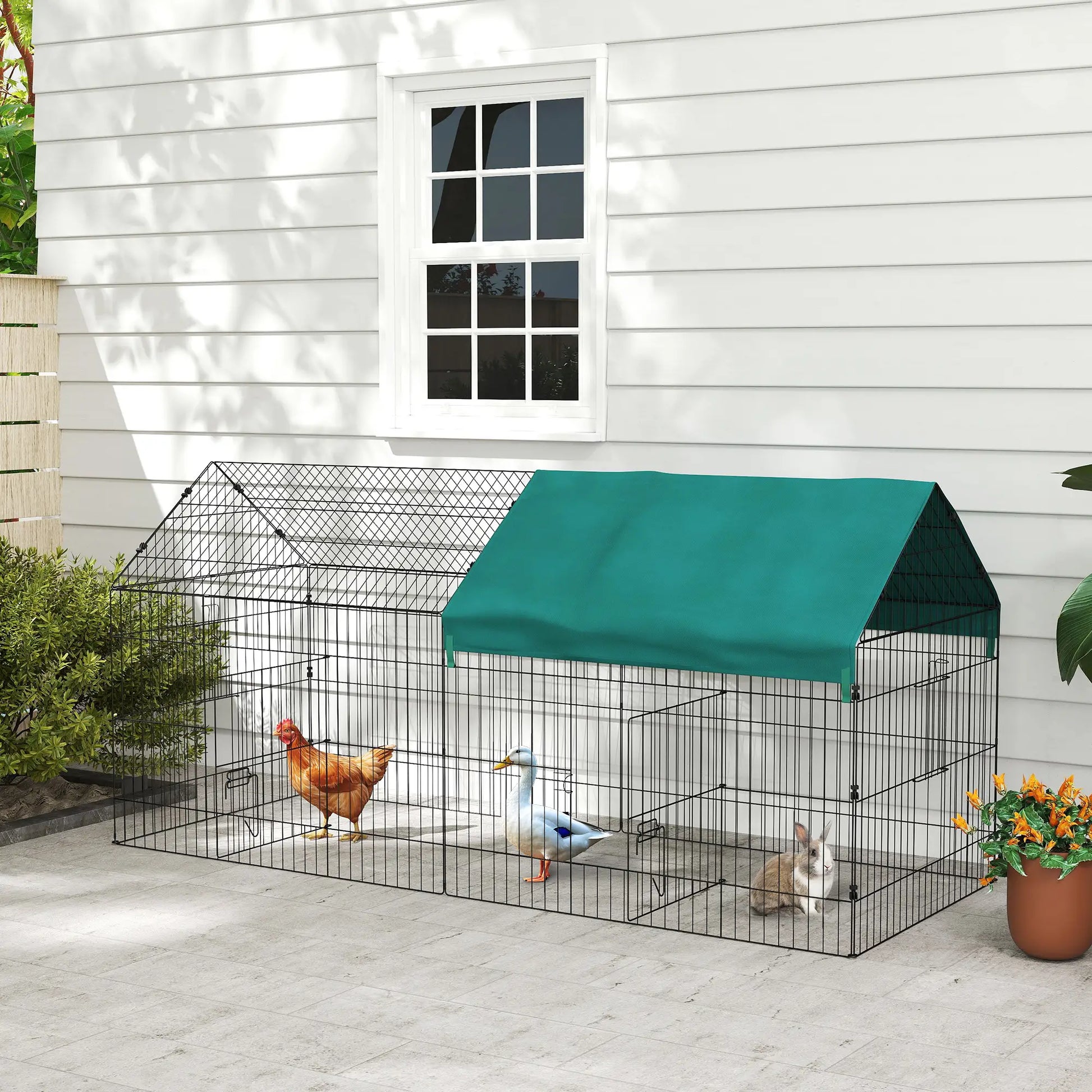87 Small Animal Cage With Roof, Indoor Outdoor Use, Green Houses & Habitats at Gallery Canada