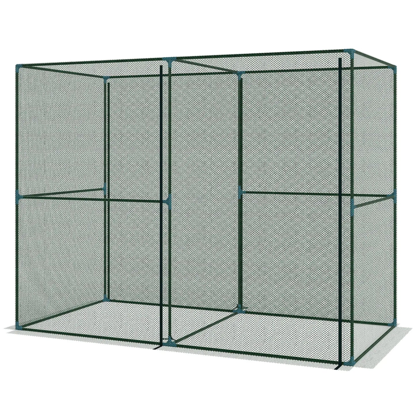 8' x 4' Crop Cage, Plant Protection Tent, Zippered Doors, Vegetable Garden Greenhouses Green at Gallery Canada