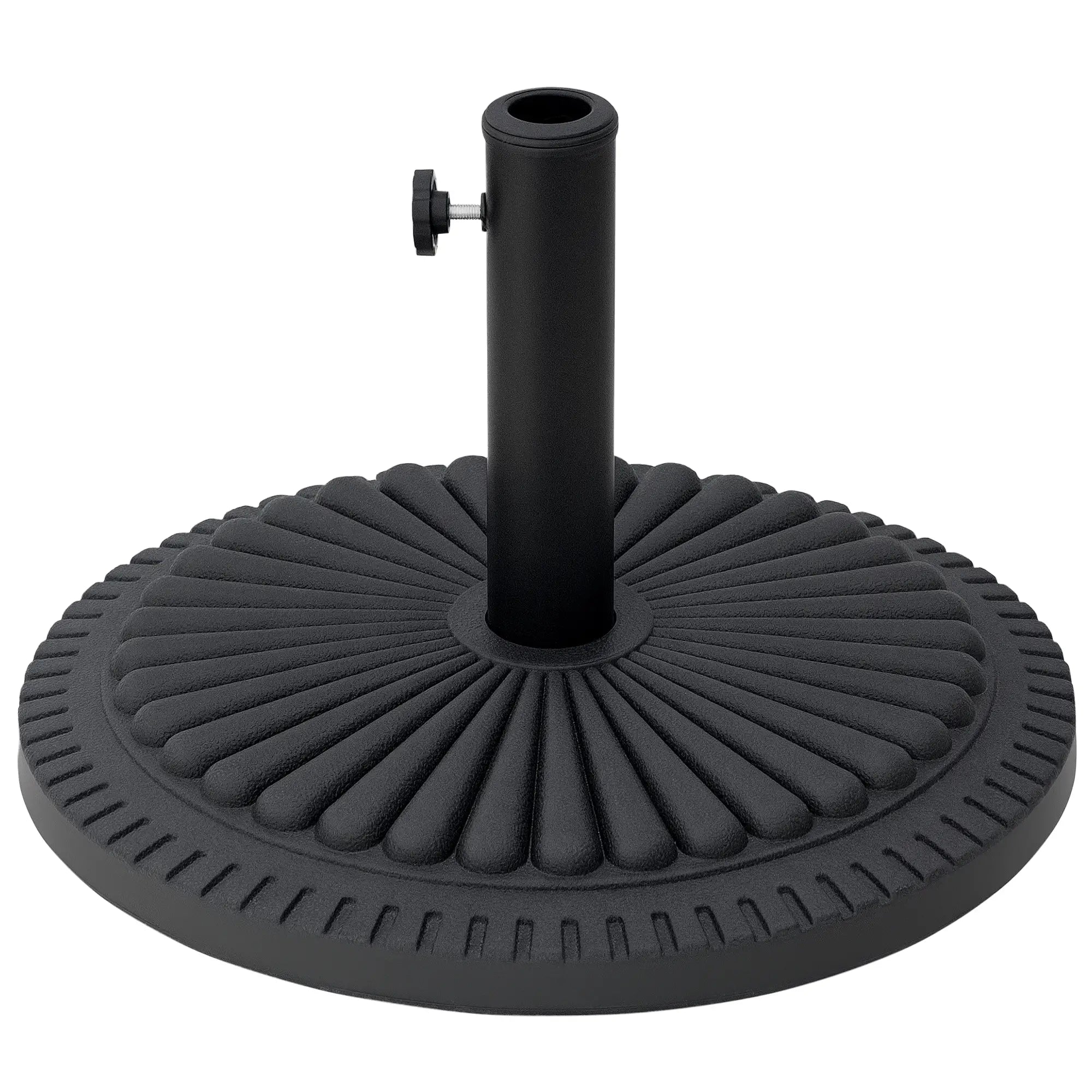 Round Cement Patio Umbrella Base Stand, Fits Φ1.4