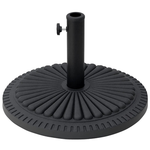 Round Cement Patio Umbrella Base Stand, Fits Φ1.4