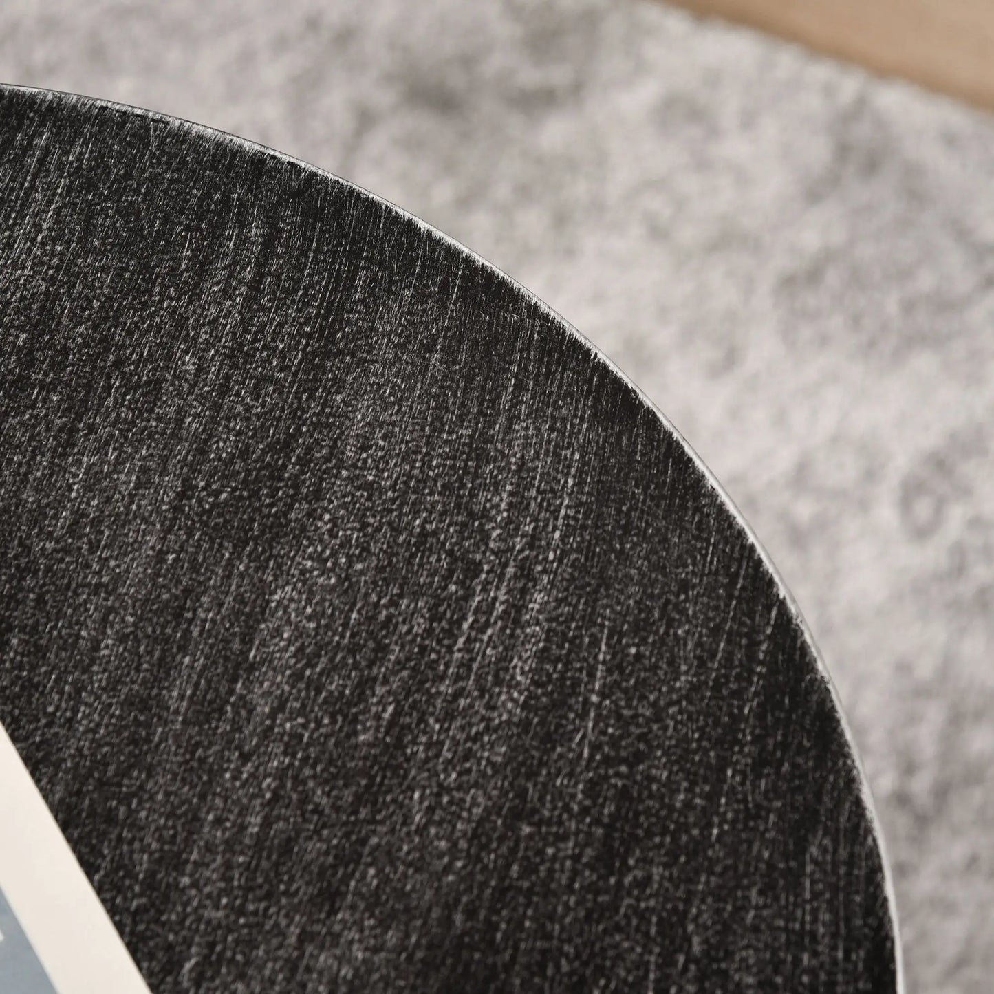 16" Steel Patio Side Table, Hourglass Design, Outdoor Indoor, Black Patio Side Tables at Gallery Canada