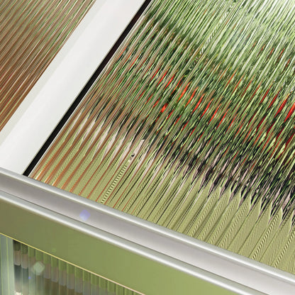 6' x 6' x 6.6' Polycarbonate Greenhouse, Walk-In Garden Kit, Silver Walk In Greenhouses at Gallery Canada