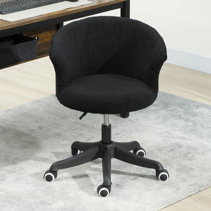 Armless Office Chair, Adjustable Height, Swivel Wheels, Mid Back, Black Task Chairs at Gallery Canada