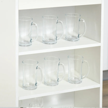 Bar Table, High Top Pub Table with 4 Shelves, Modern, Grey Bar Tables & Dining Tables at Gallery Canada