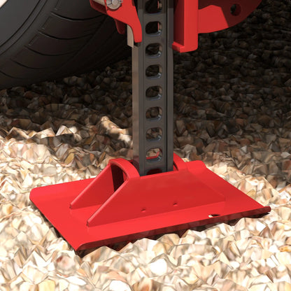 3 Tonne 6600 lb Farm Jack, 48 Inch High Lift, Red Automotive at Gallery Canada