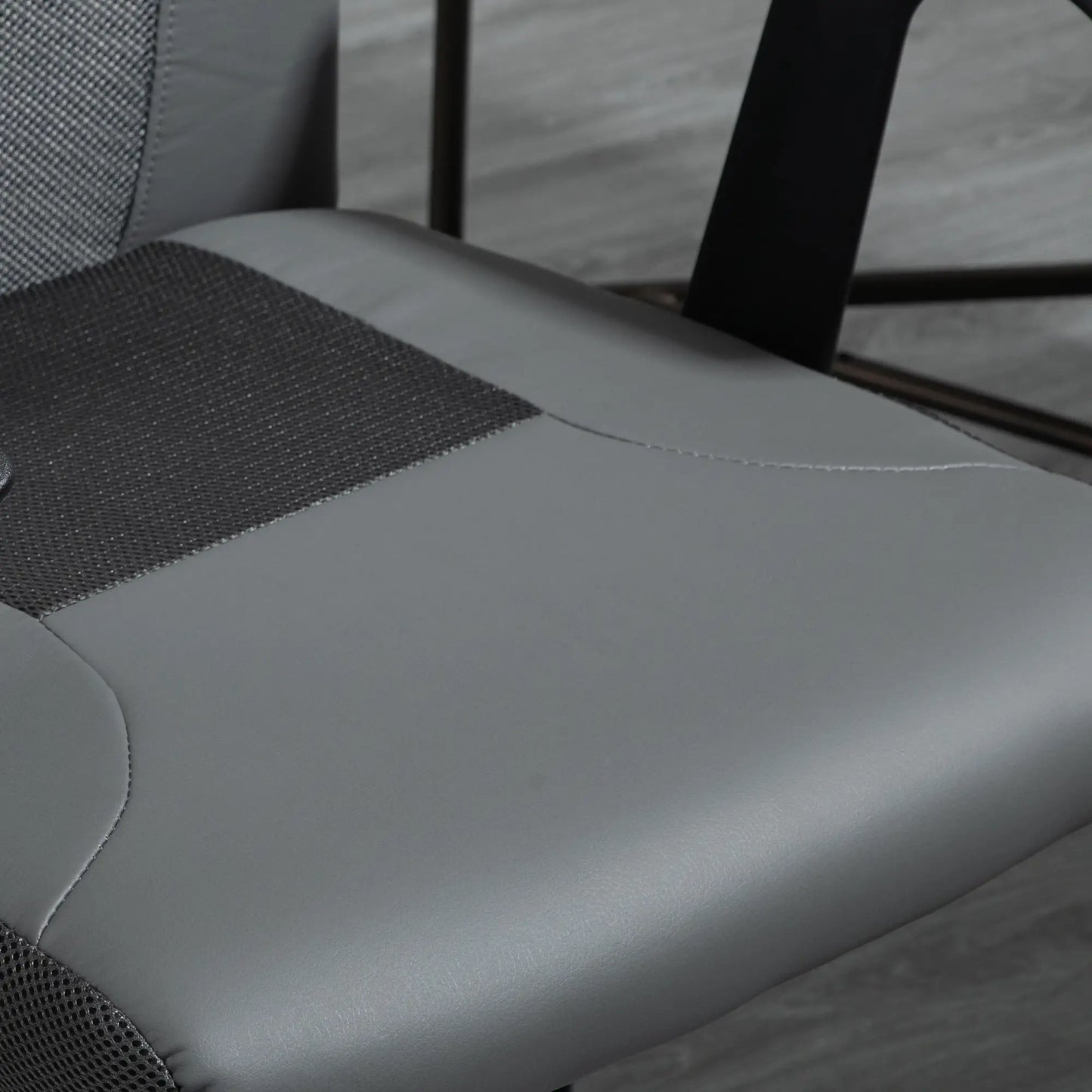 Ergonomic High Back Mesh Office Chair, Thick Padded Headrest, Grey Task Chairs at Gallery Canada