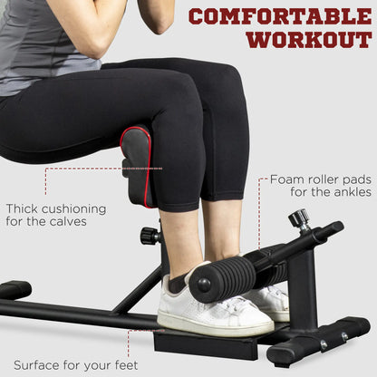Sissy Squat Machine, Adjustable Leg Workout Equipment, Non-Slip Foot Plate Squat Machine at Gallery Canada