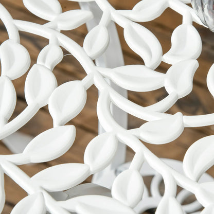 3-Piece Outdoor Furniture Set, Patio Table and Chairs, White Bistro Sets at Gallery Canada