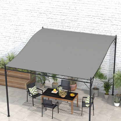 Canopy Replacement, Pergola Shade Cover, 10' x 10', Dark Grey Gazebo Canopy Replacement at Gallery Canada