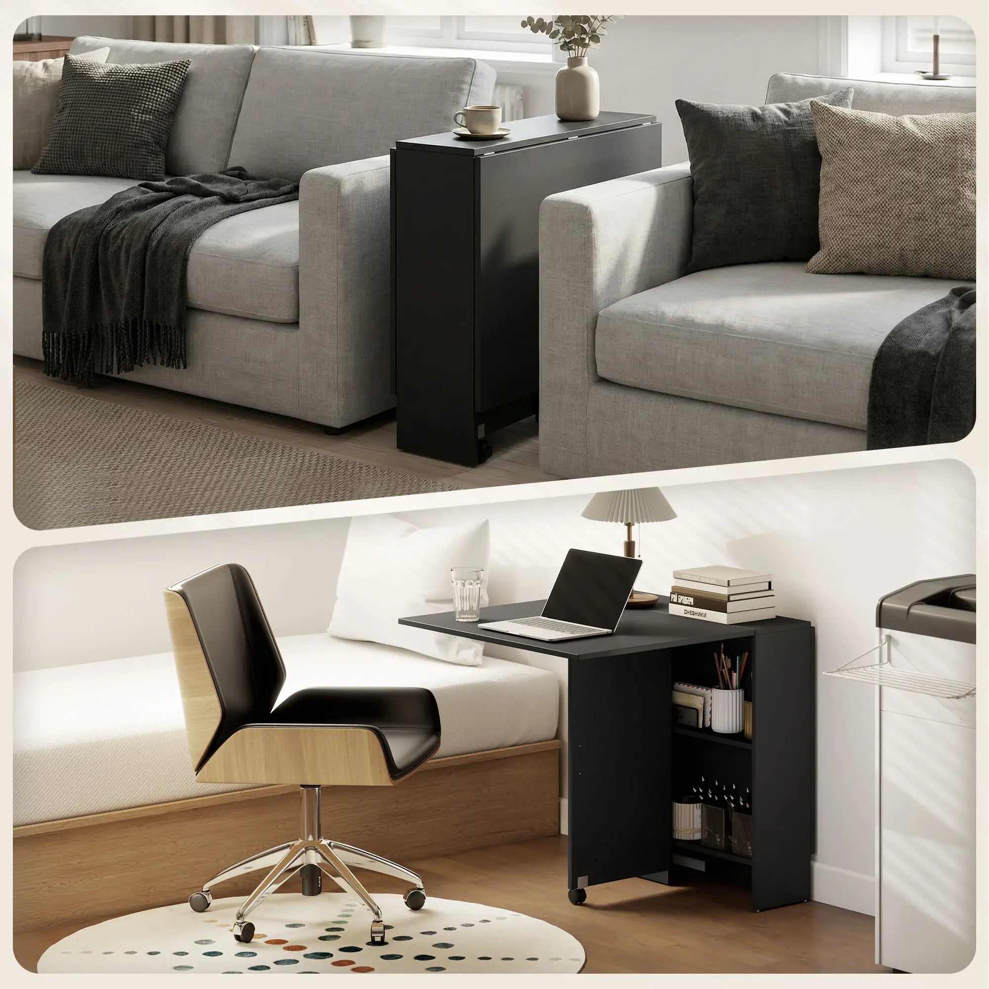 Extendable Dining Table, Collapsible Folding Table, Black Bar Tables & Dining Tables at Gallery Canada