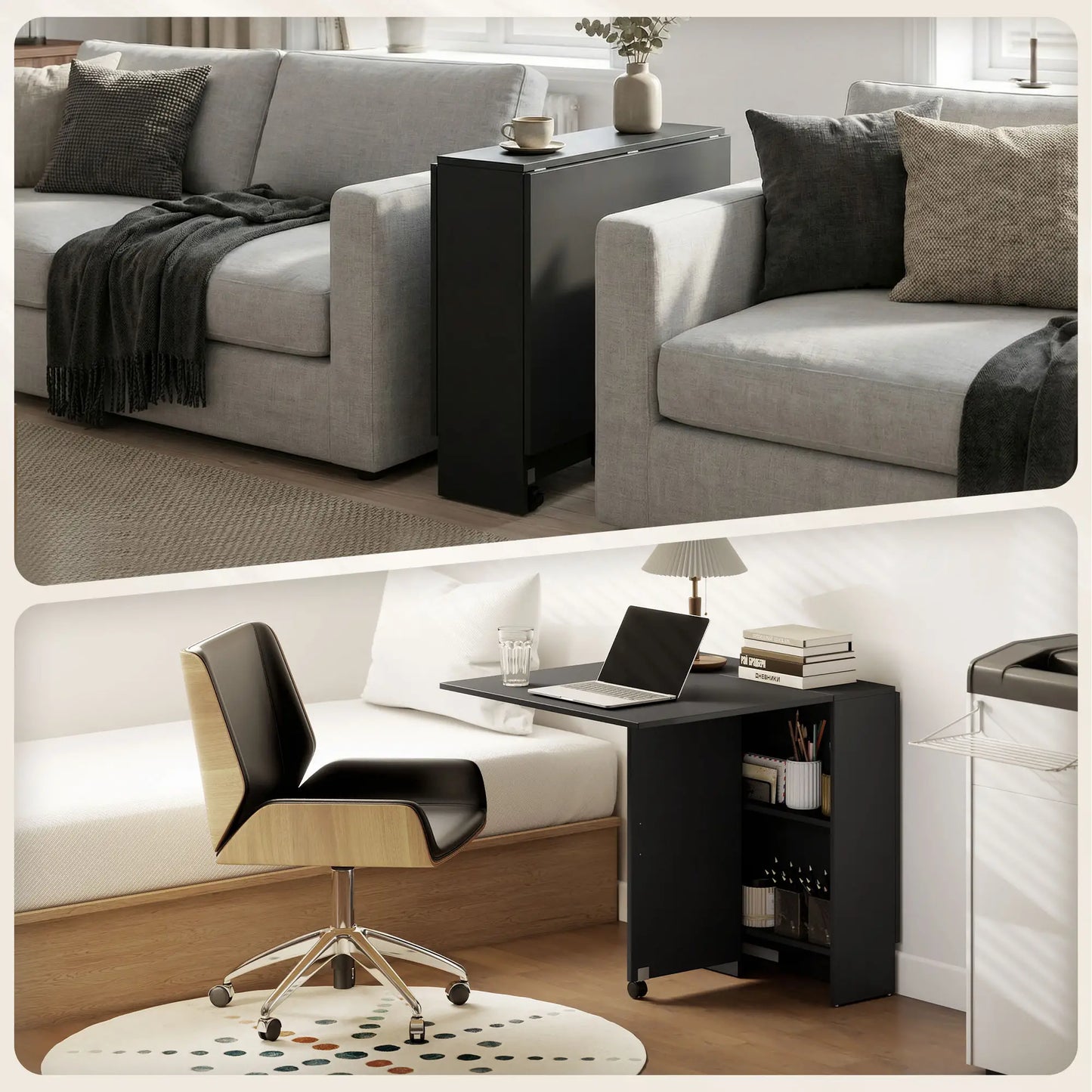 Extendable Dining Table, Collapsible Folding Table, Black Bar Tables & Dining Tables at Gallery Canada