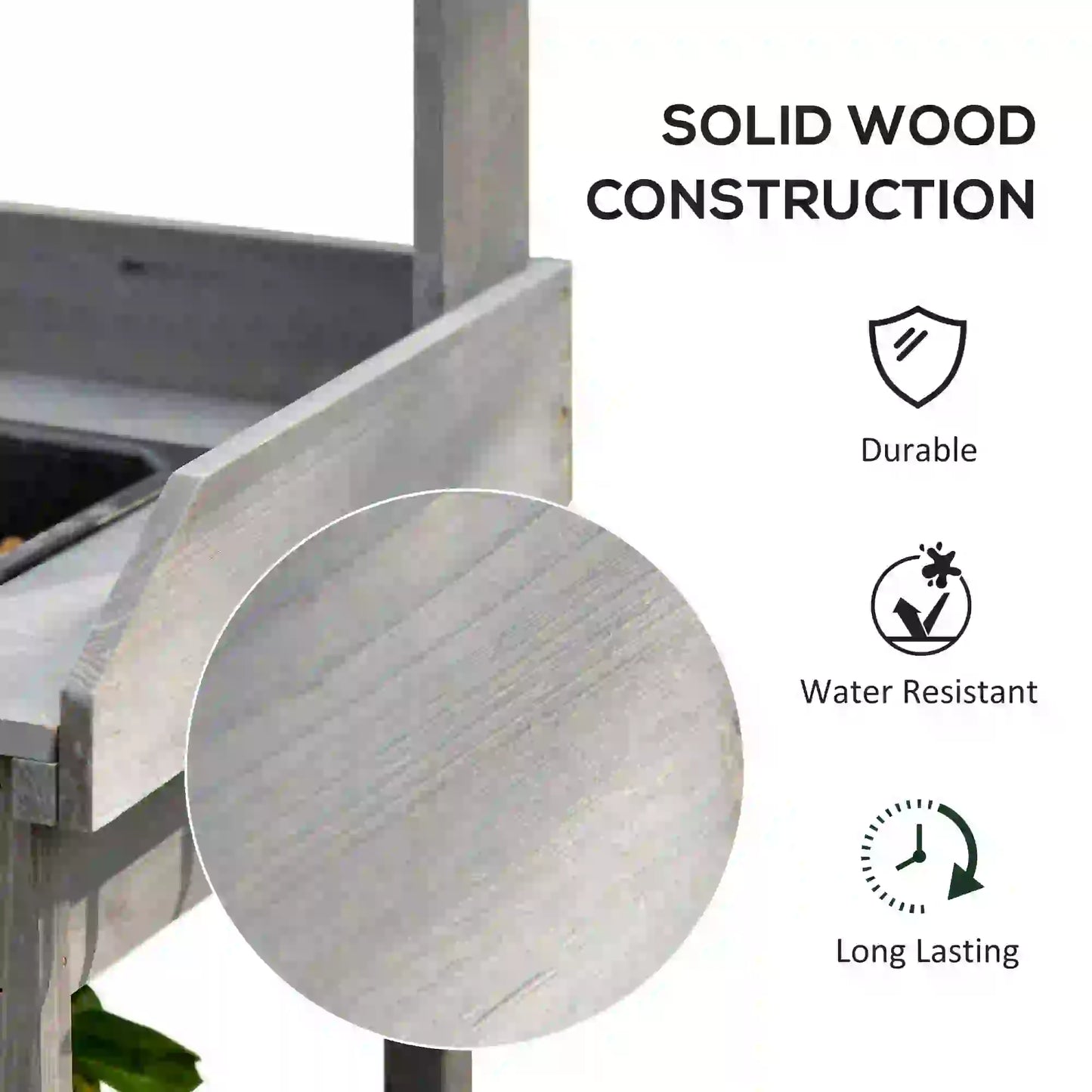 Potting Bench Table with Drawer, Removable Sink, Storage Shelves Potting Benches & Tables at Gallery Canada