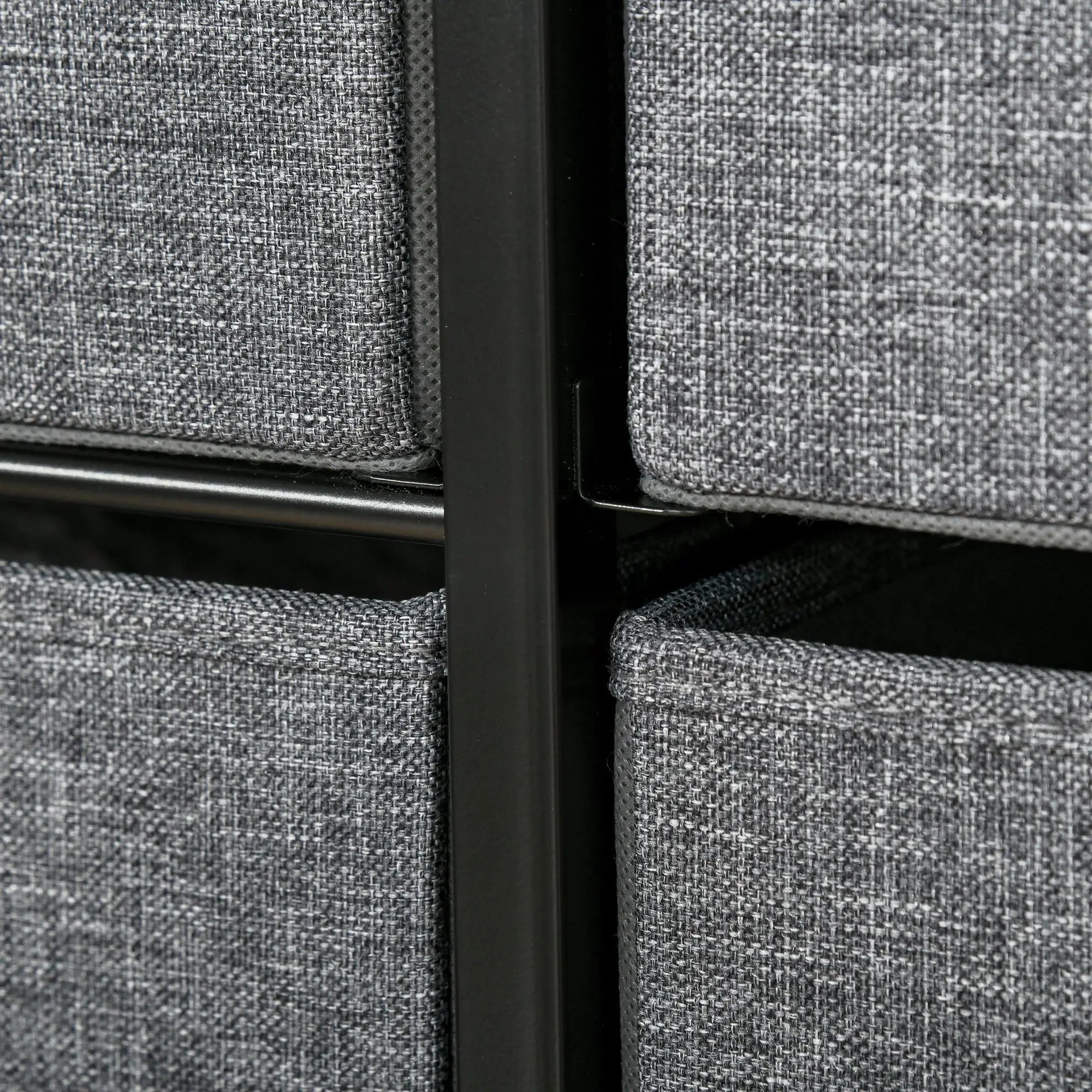 7-Bin Dresser Storage Tower Cabinet Organizer Unit, Easy Pull Fabric Bins with Metal Frame for Bedroom Storage Cabinets at Gallery Canada