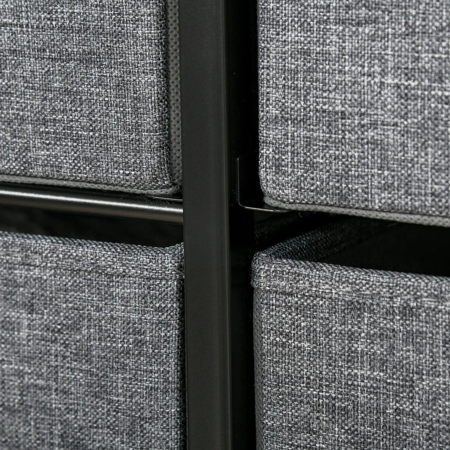 7-Bin Dresser Storage Tower Cabinet Organizer Unit, Easy Pull Fabric Bins with Metal Frame for Bedroom Storage Cabinets at Gallery Canada