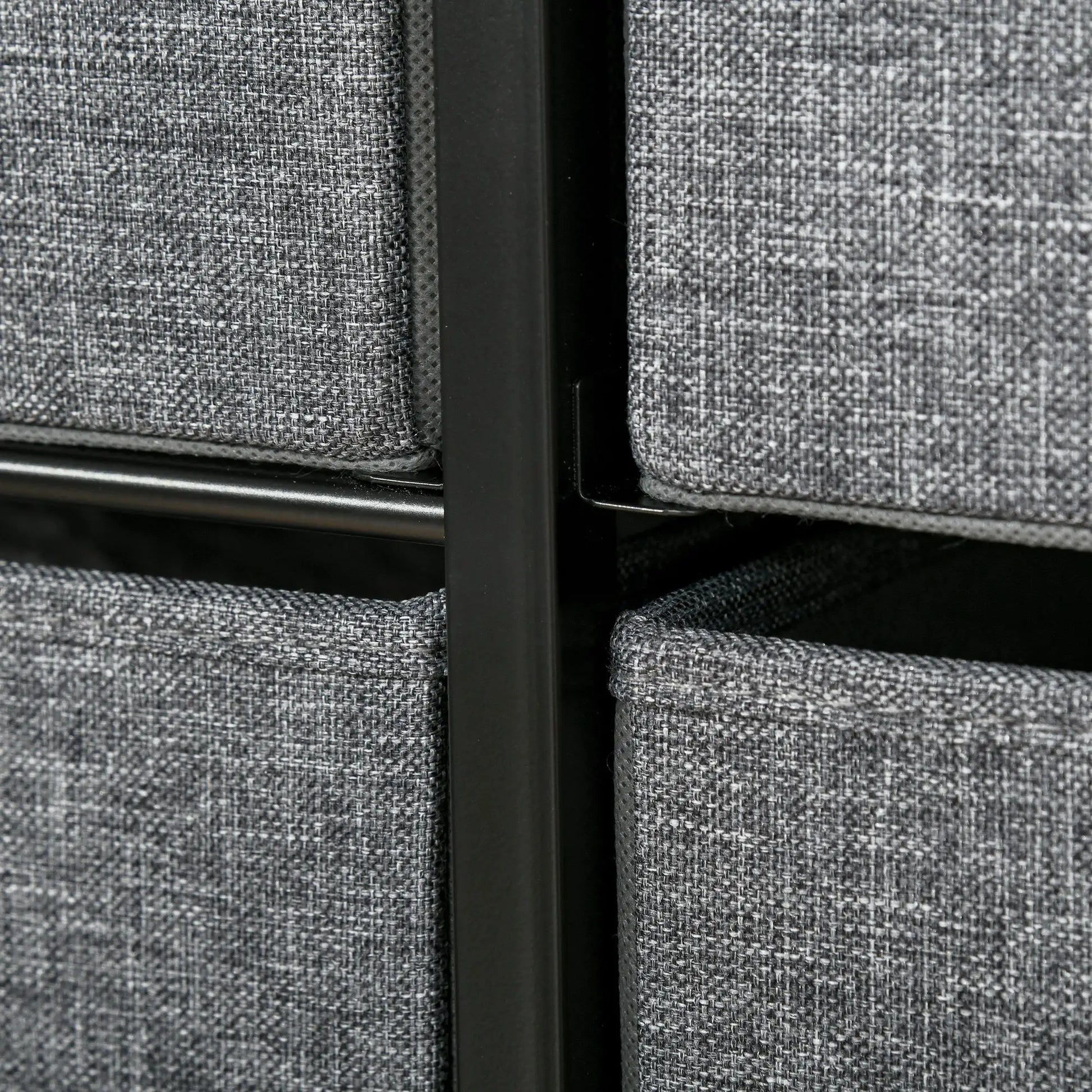 7-Bin Dresser Storage Tower Cabinet Organizer Unit, Easy Pull Fabric Bins with Metal Frame for Bedroom Storage Cabinets at Gallery Canada